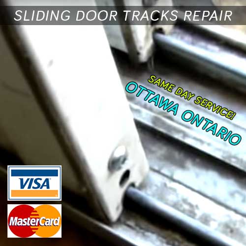 Sliding Door Track Repair Ottawa ON Broken Rail Replacement